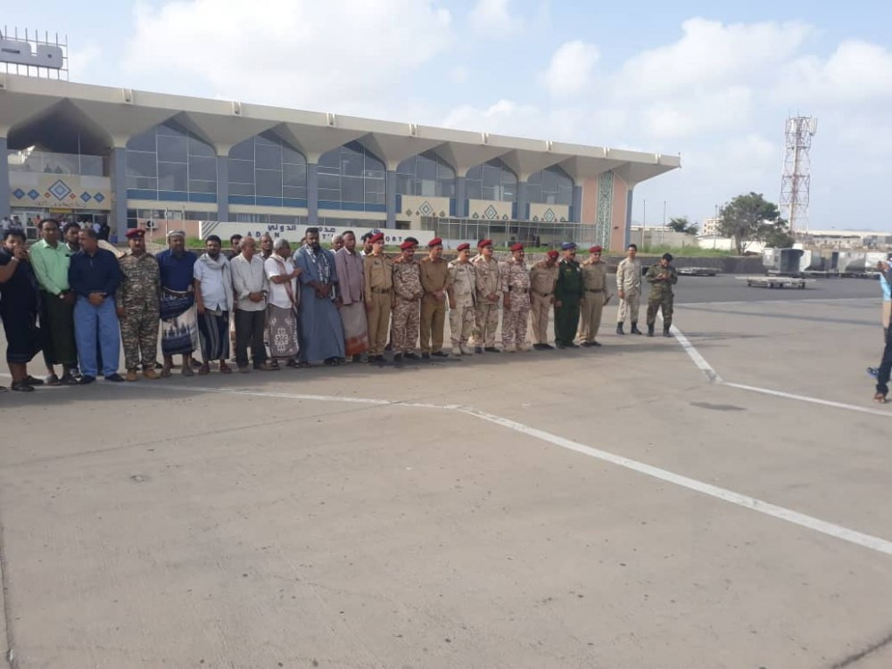 وصول جثمان اللواء العمودي إلى العاصمة عدن