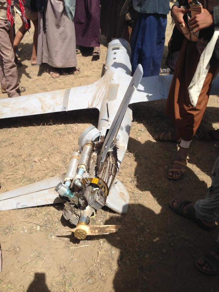 سقوط طائرة من دون طيار تابعة للحوثيين في ذمار